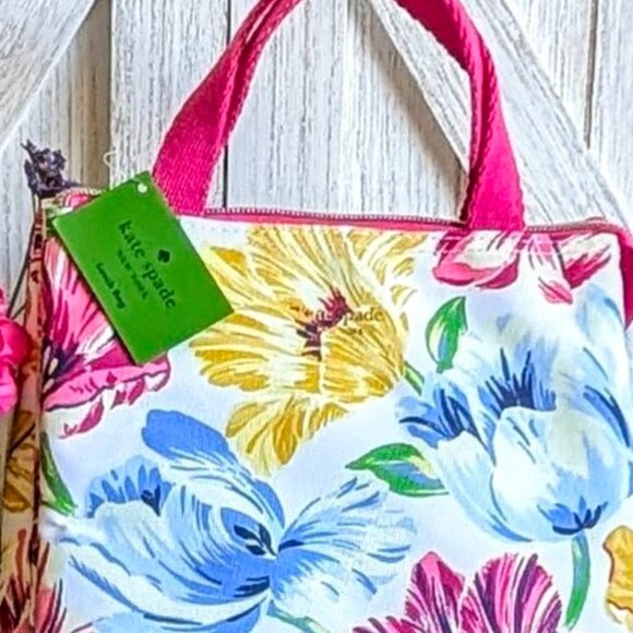 ♠️ NWT Kate Spade New York 🌼 Floral Insulated Lunch Bag/Tote - Picture 5 of 8